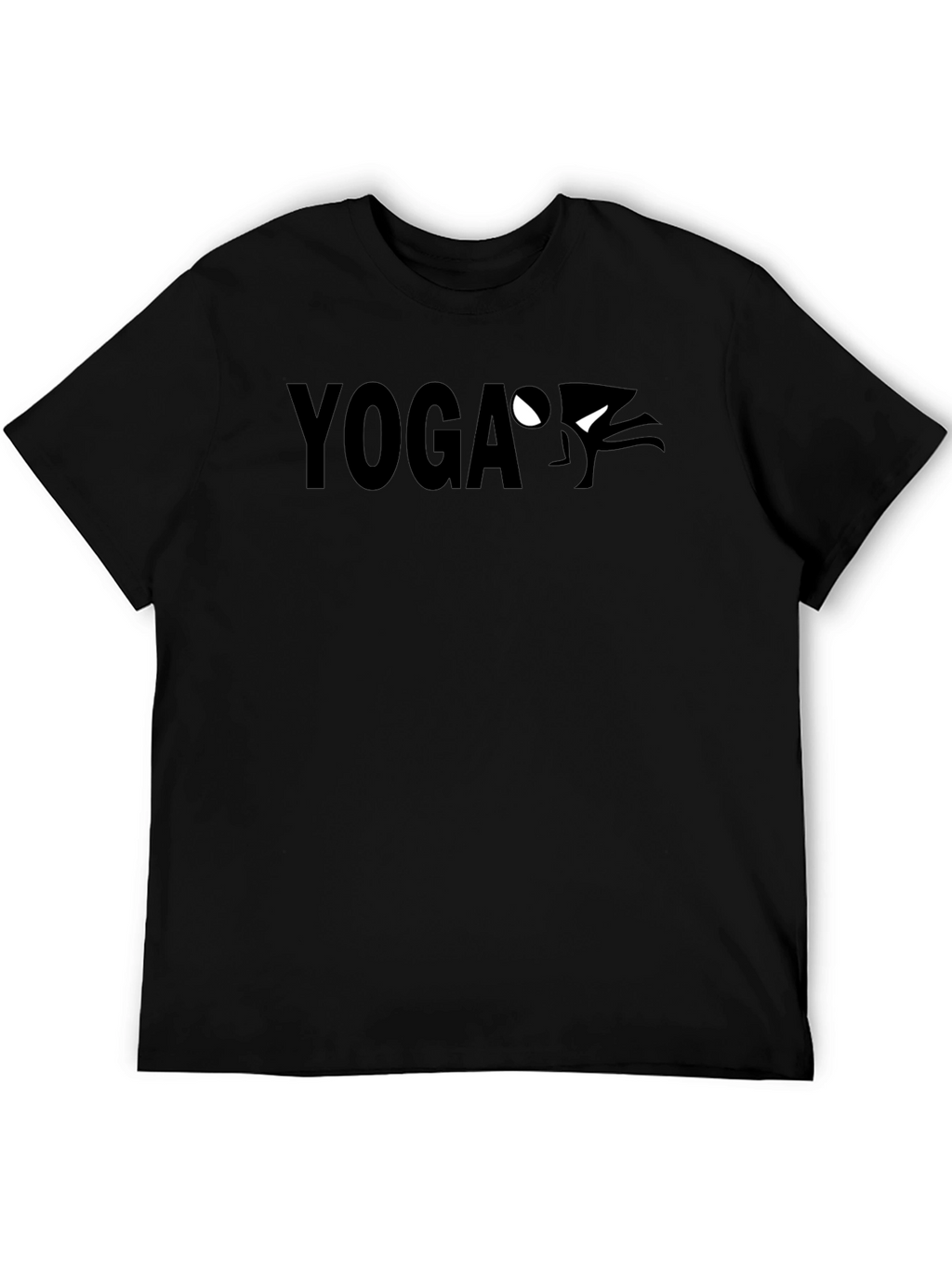 Yoga Ninja Black Graphic Tee
