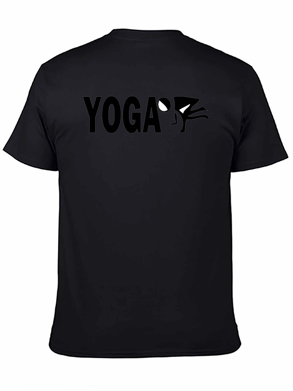Yoga Ninja Black Graphic Tee