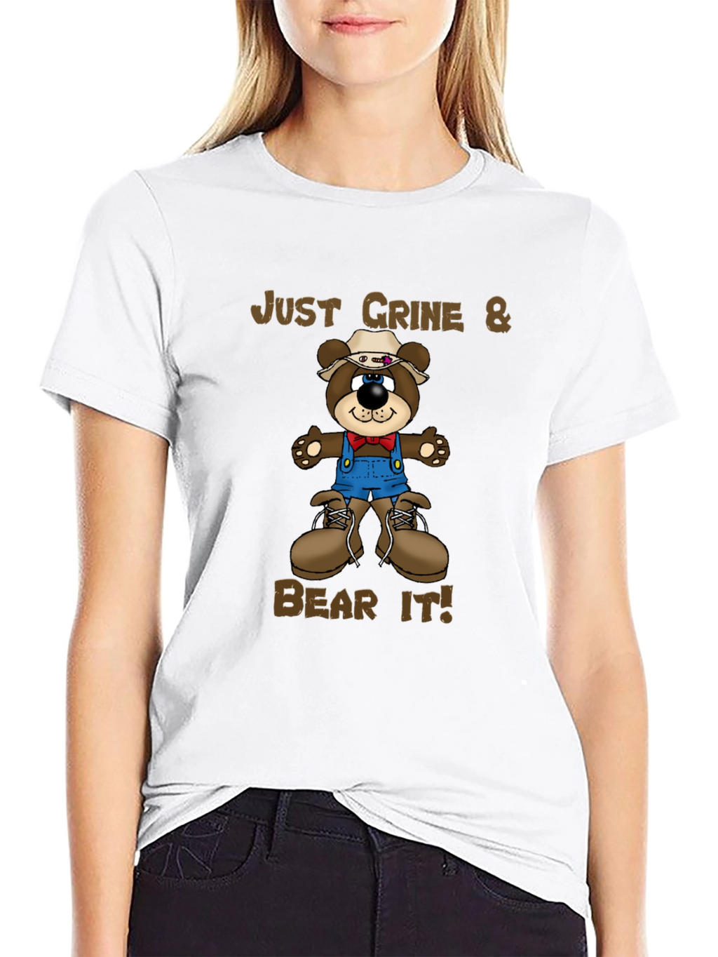 Just Grine & Bear It! Graphic Tee