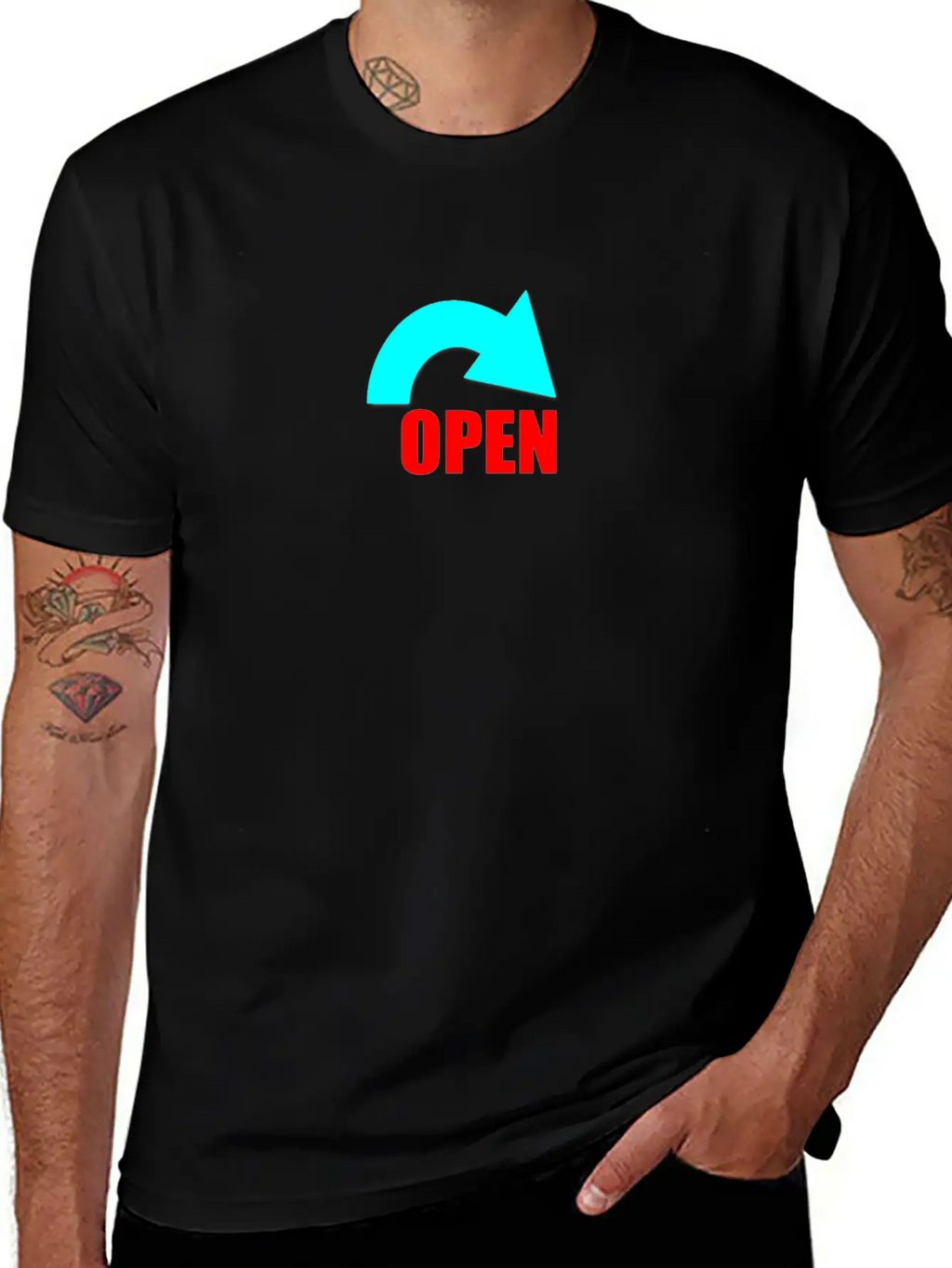 Open Breathable Graphic T-Shirt – Perfect For Casual Days