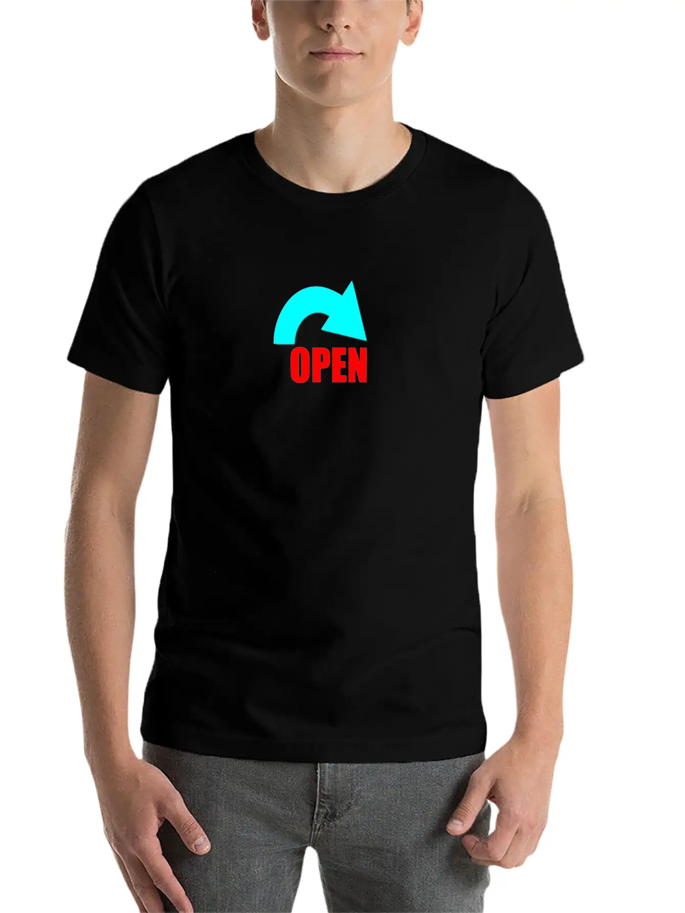 Open Breathable Graphic T-Shirt – Perfect For Casual Days