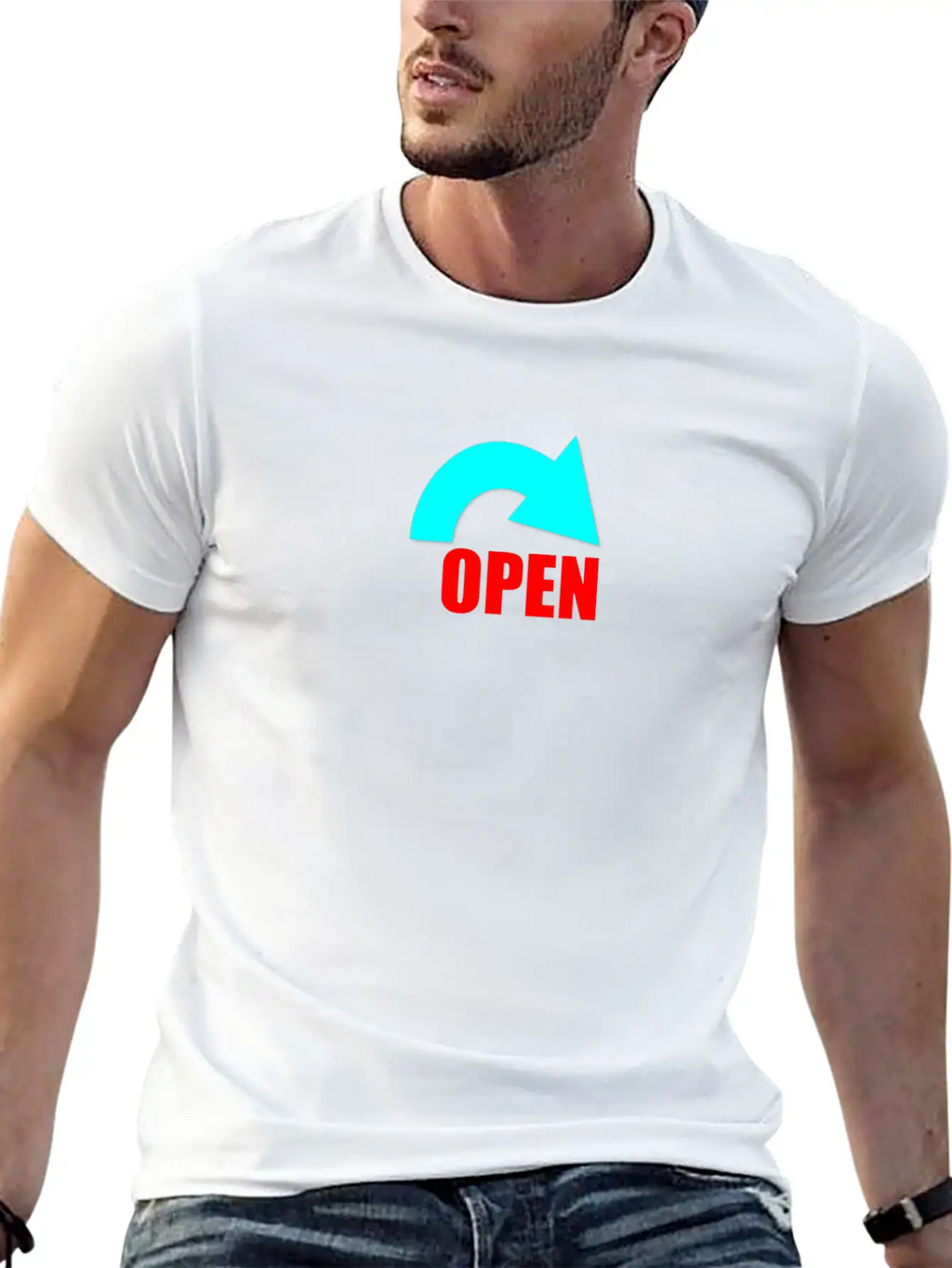 Open Breathable Graphic T-Shirt – Perfect For Casual Days