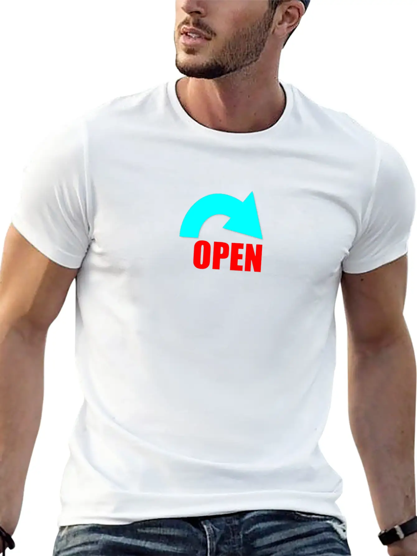 Open Breathable Graphic T-Shirt – Perfect For Casual Days