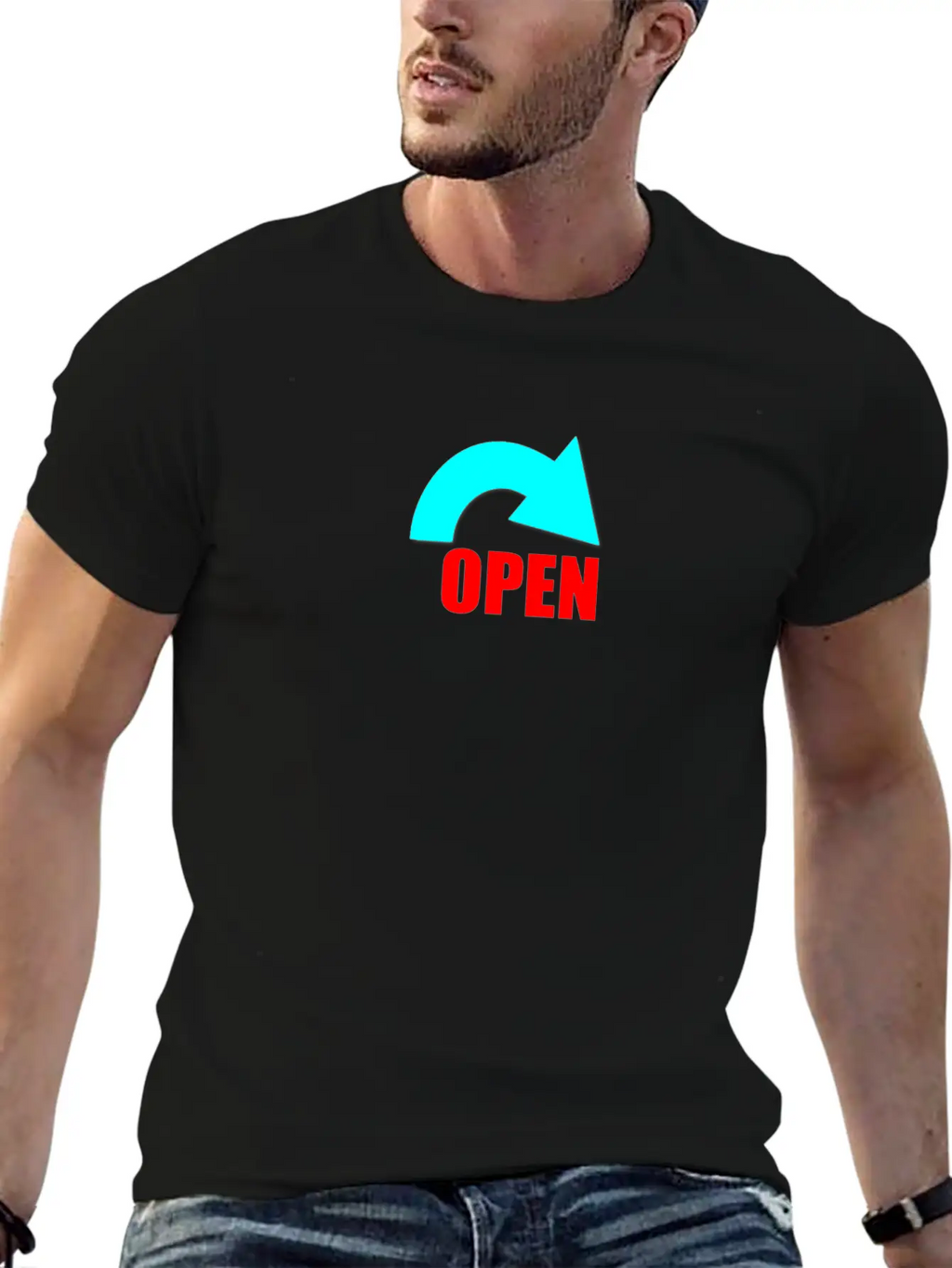 Open Breathable Graphic T-Shirt – Perfect For Casual Days