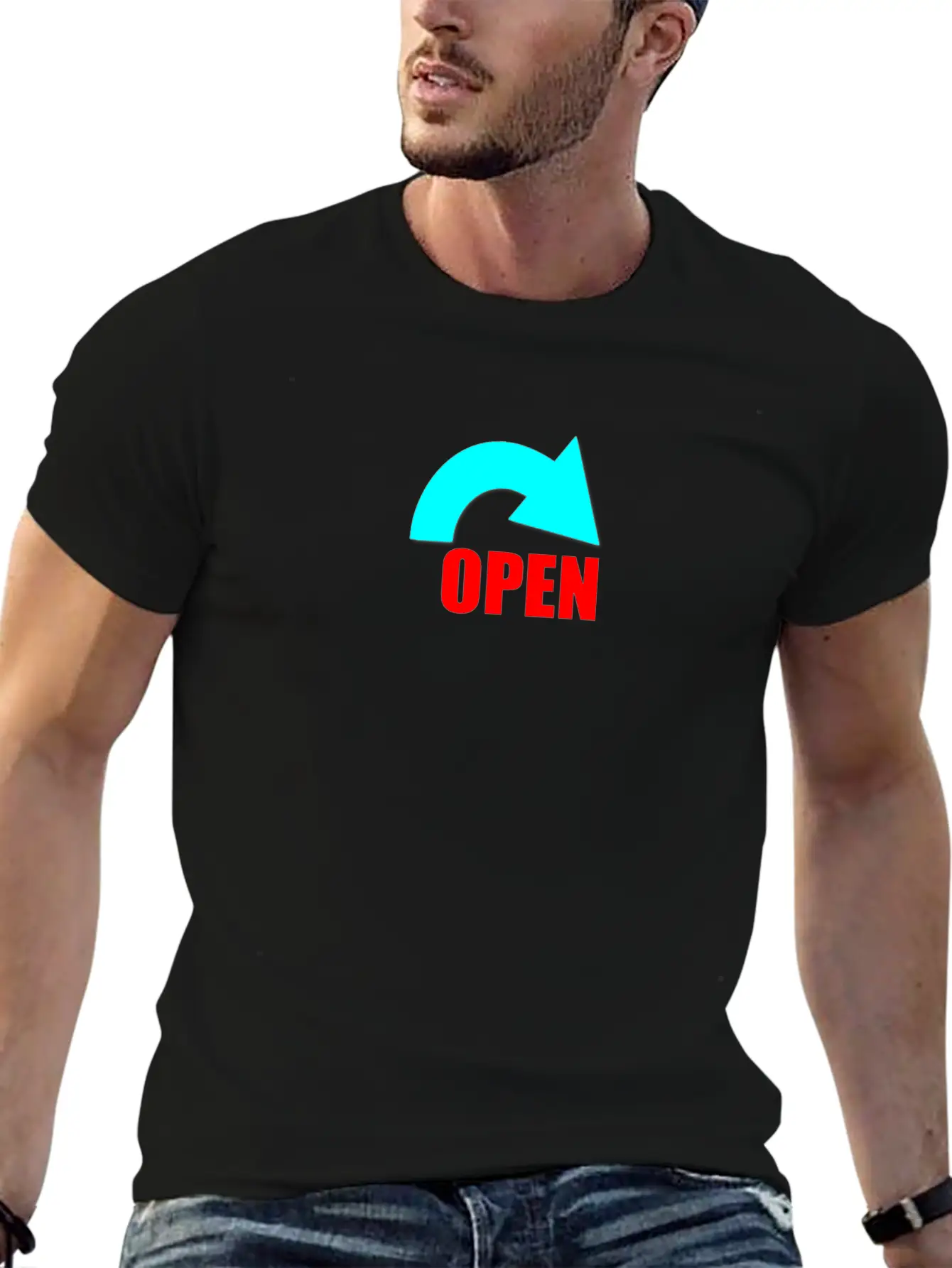 Open Breathable Graphic T-Shirt – Perfect For Casual Days