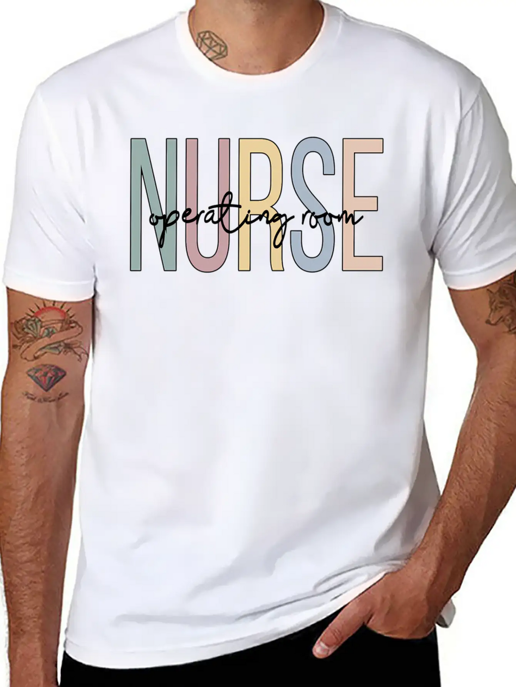 Operating Room Nurse Boho Or Nurse Breathable Graphic T-Shirt – Perfect For Casual Days