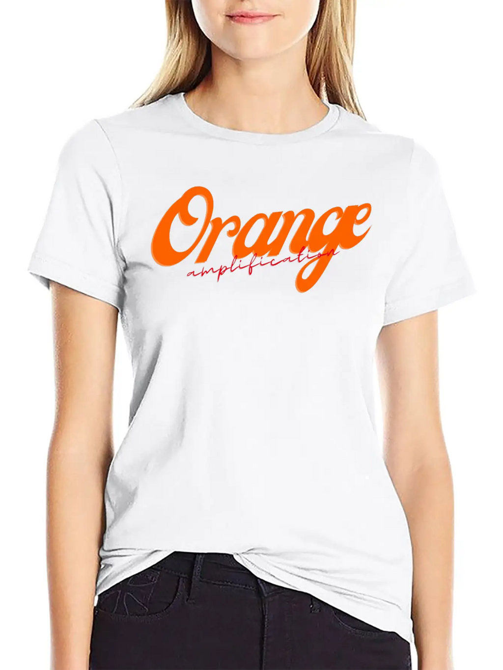 Orange Amplification Classic Cotton Tee – Unisex Comfort For Any Season