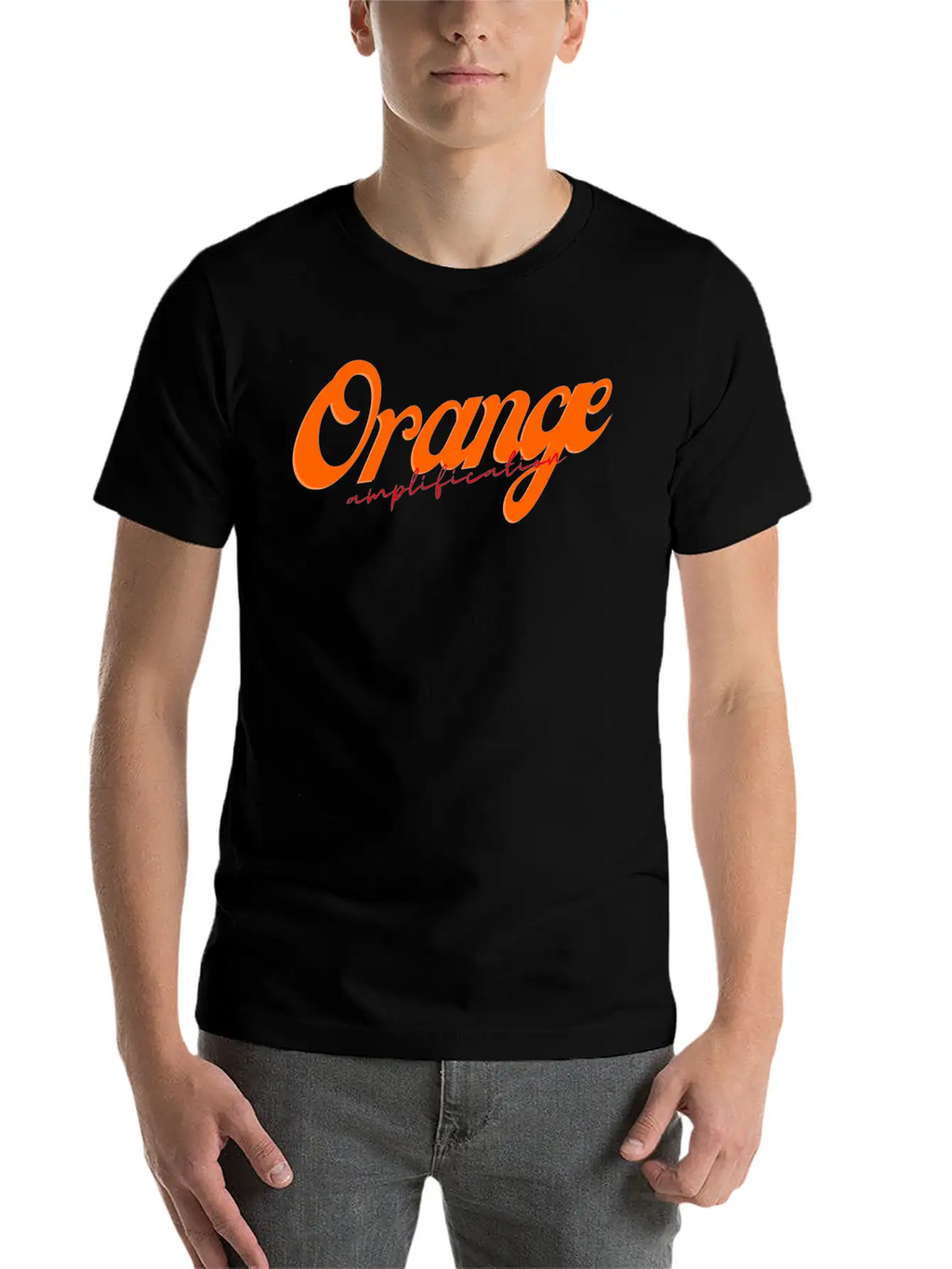 Orange Amplification Classic Cotton Tee – Unisex Comfort For Any Season