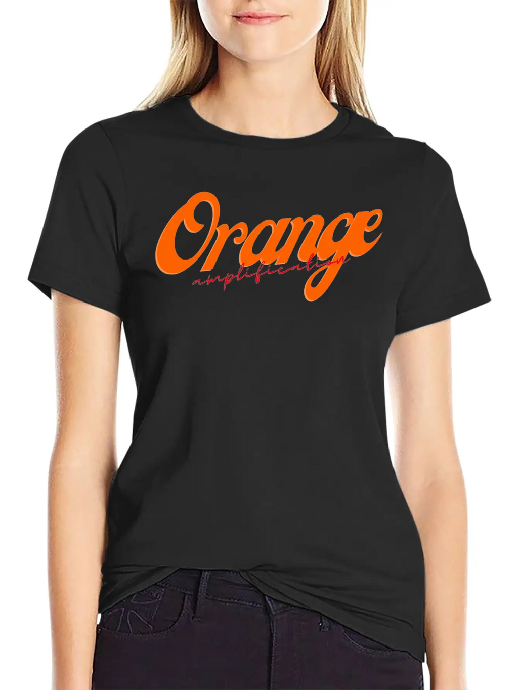 Orange Amplification Classic Cotton Tee – Unisex Comfort For Any Season