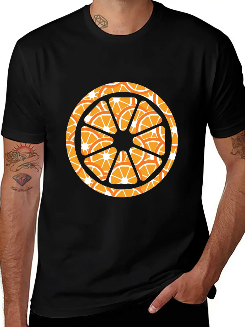 Orange Breathable Soft Cotton T-Shirt – Timeless Casual Look