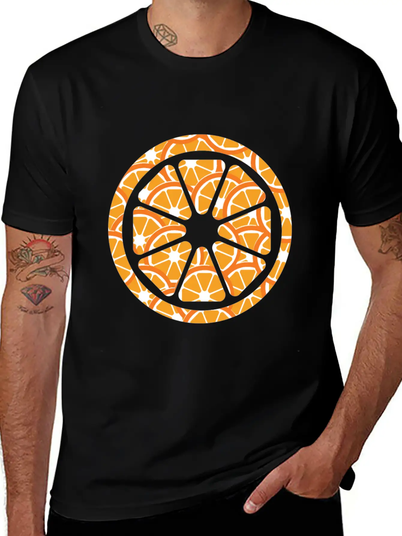 Orange Breathable Soft Cotton T-Shirt – Timeless Casual Look