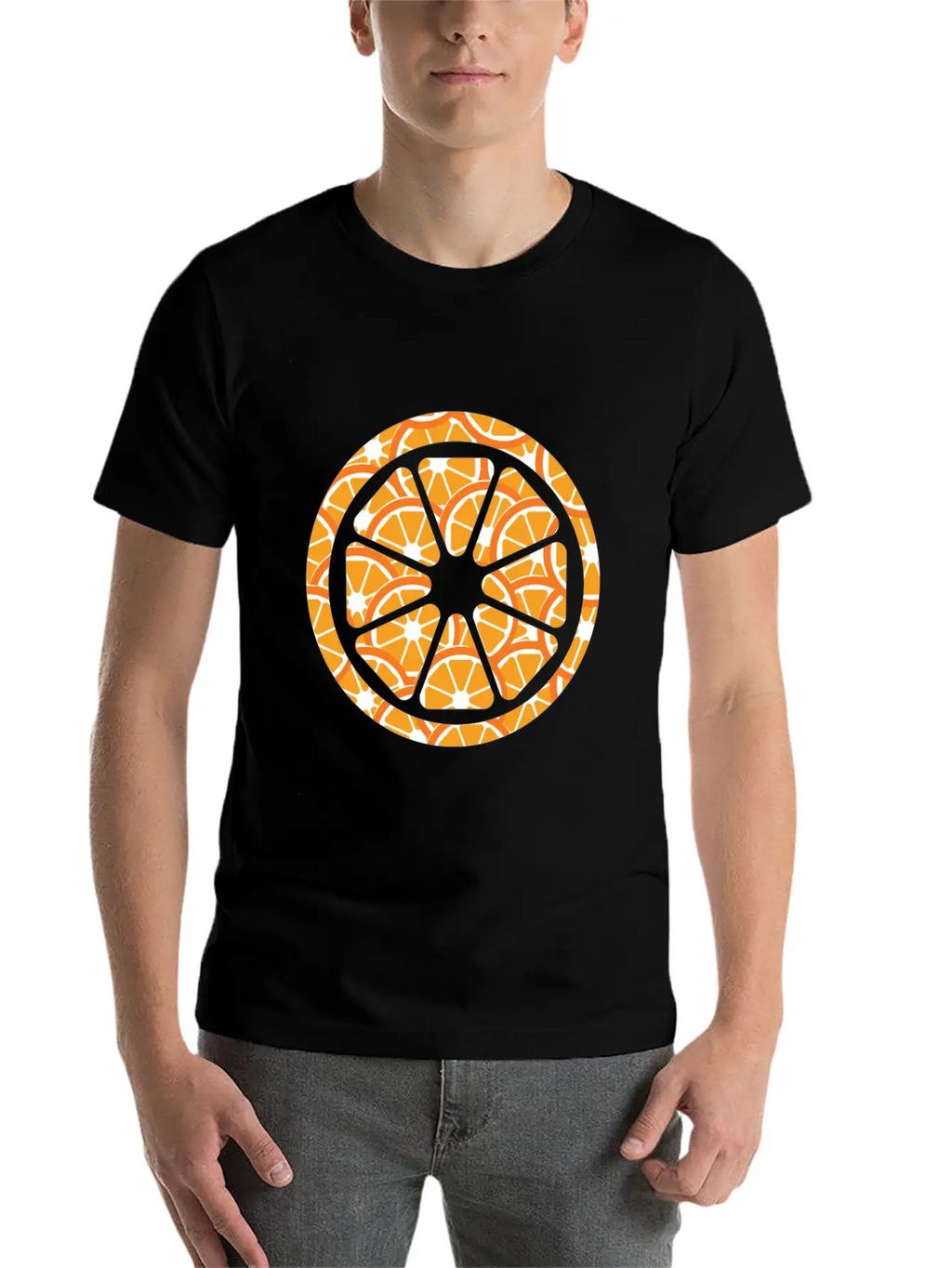 Orange Breathable Soft Cotton T-Shirt – Timeless Casual Look