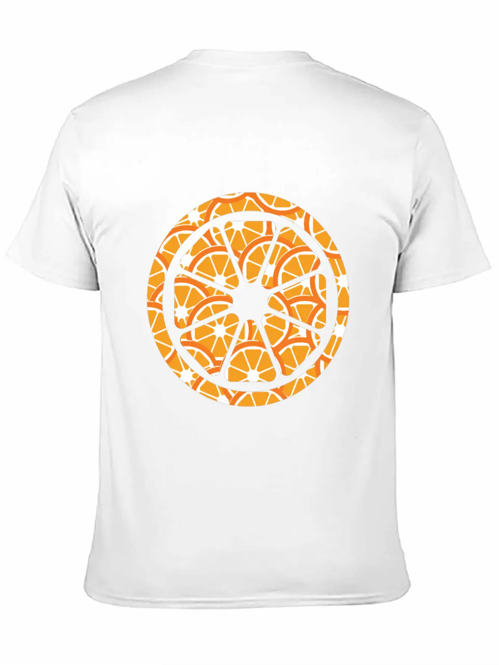 Orange Breathable Soft Cotton T-Shirt – Timeless Casual Look