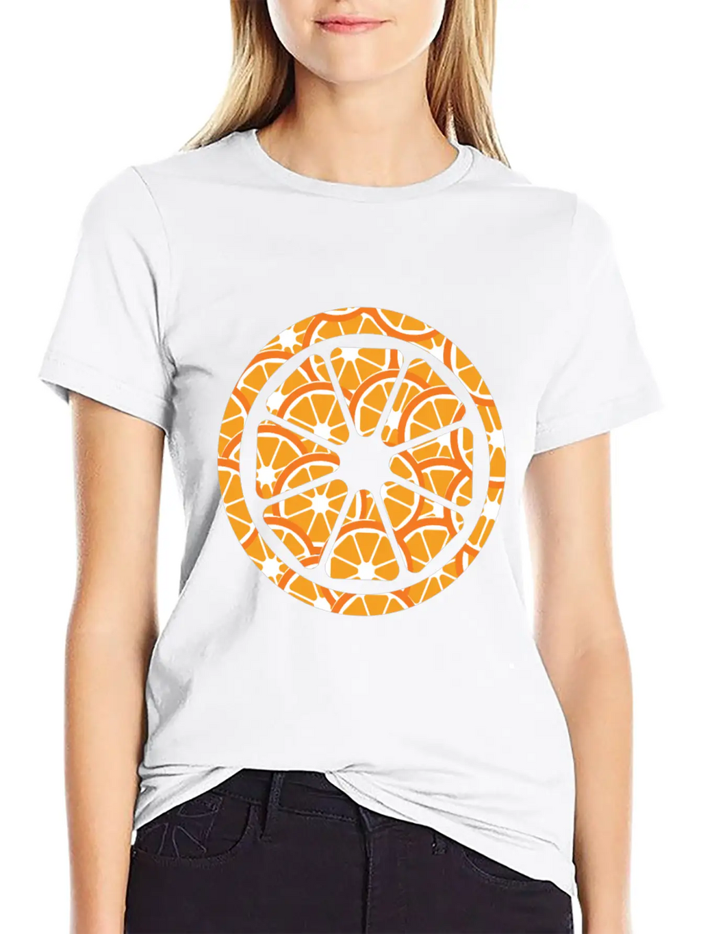 Orange Breathable Soft Cotton T-Shirt – Timeless Casual Look