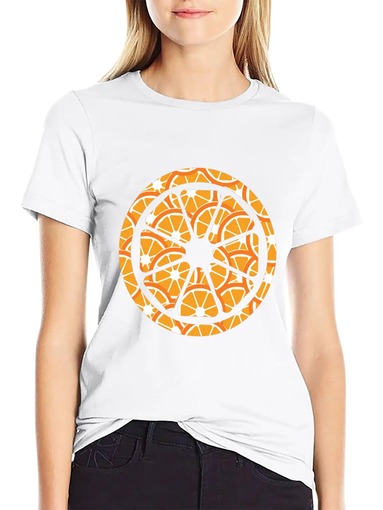 Orange Breathable Soft Cotton T-Shirt – Timeless Casual Look