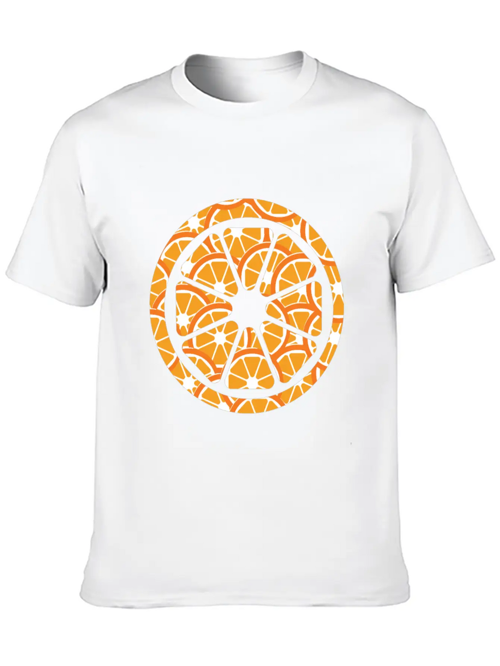 Orange Breathable Soft Cotton T-Shirt – Timeless Casual Look