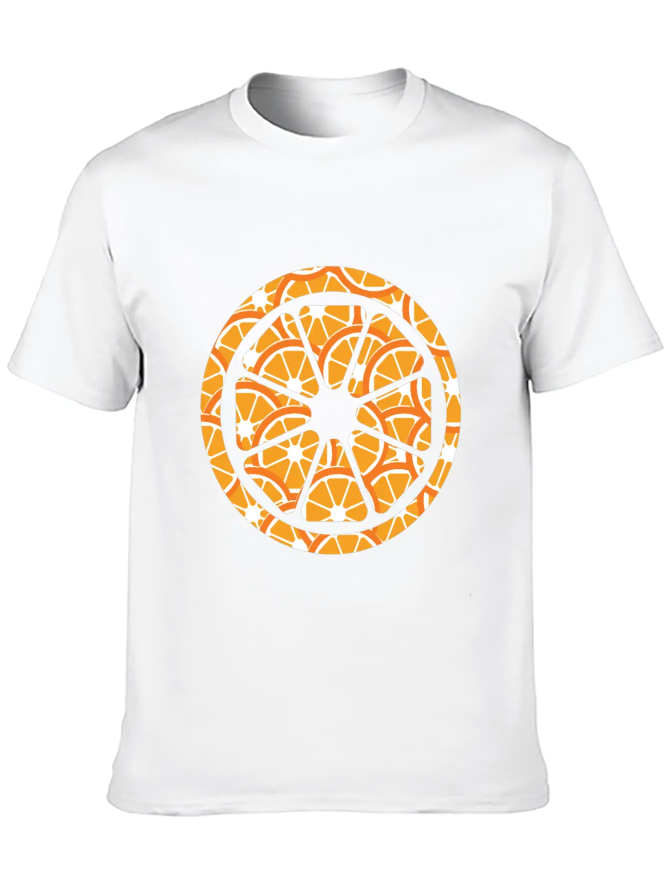 Orange Breathable Soft Cotton T-Shirt – Timeless Casual Look