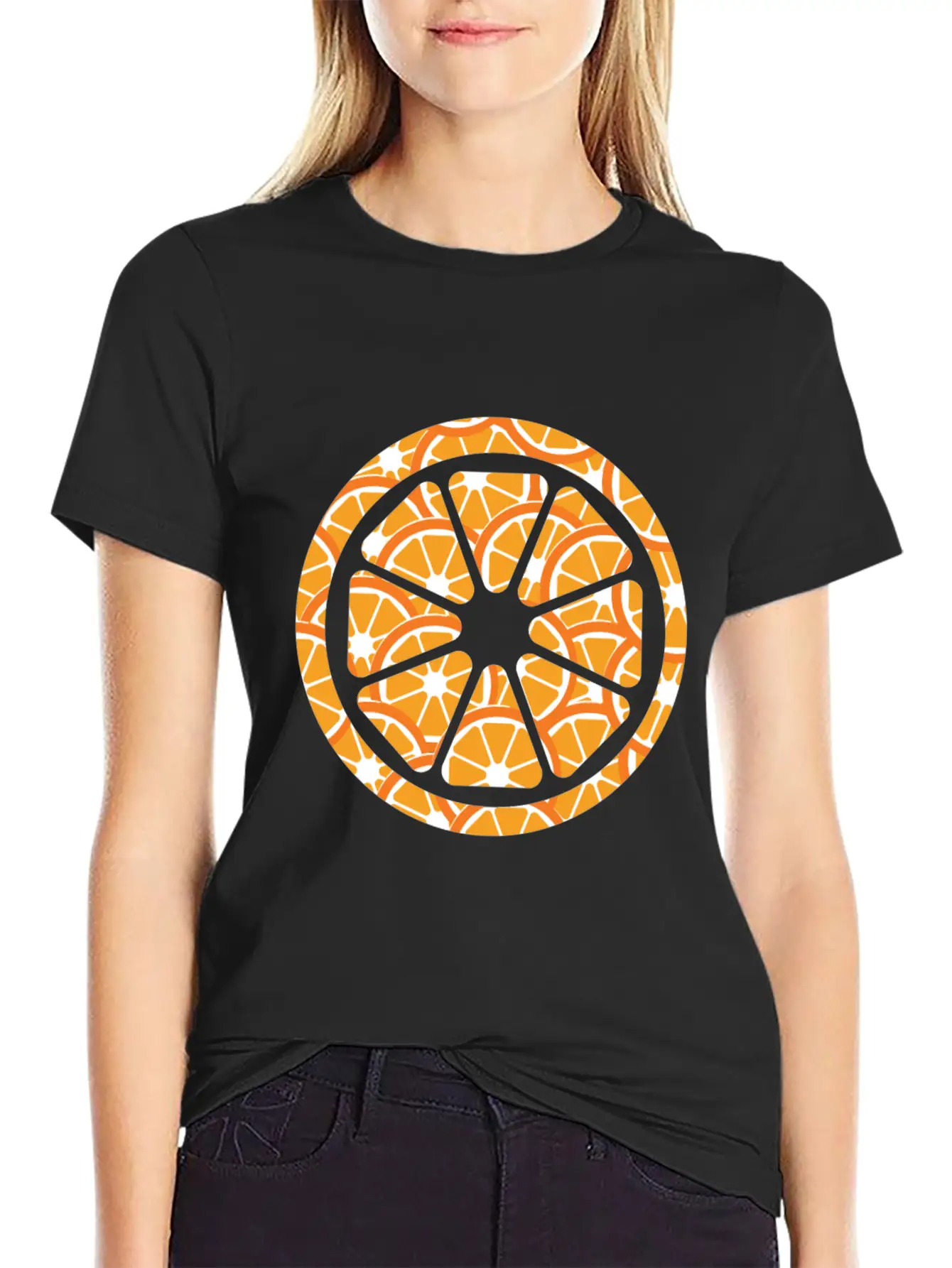 Orange Breathable Soft Cotton T-Shirt – Timeless Casual Look