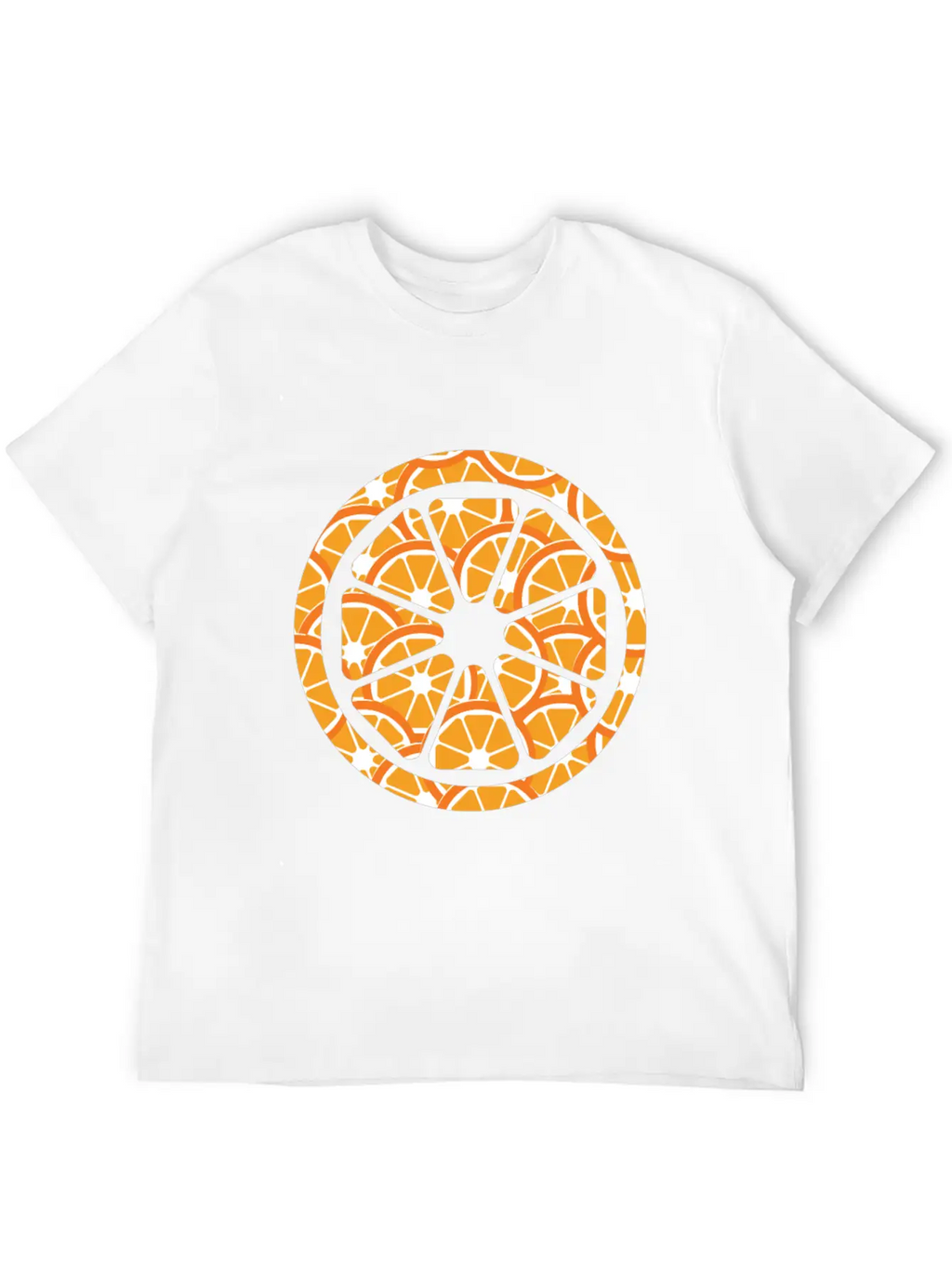 Orange Breathable Soft Cotton T-Shirt – Timeless Casual Look