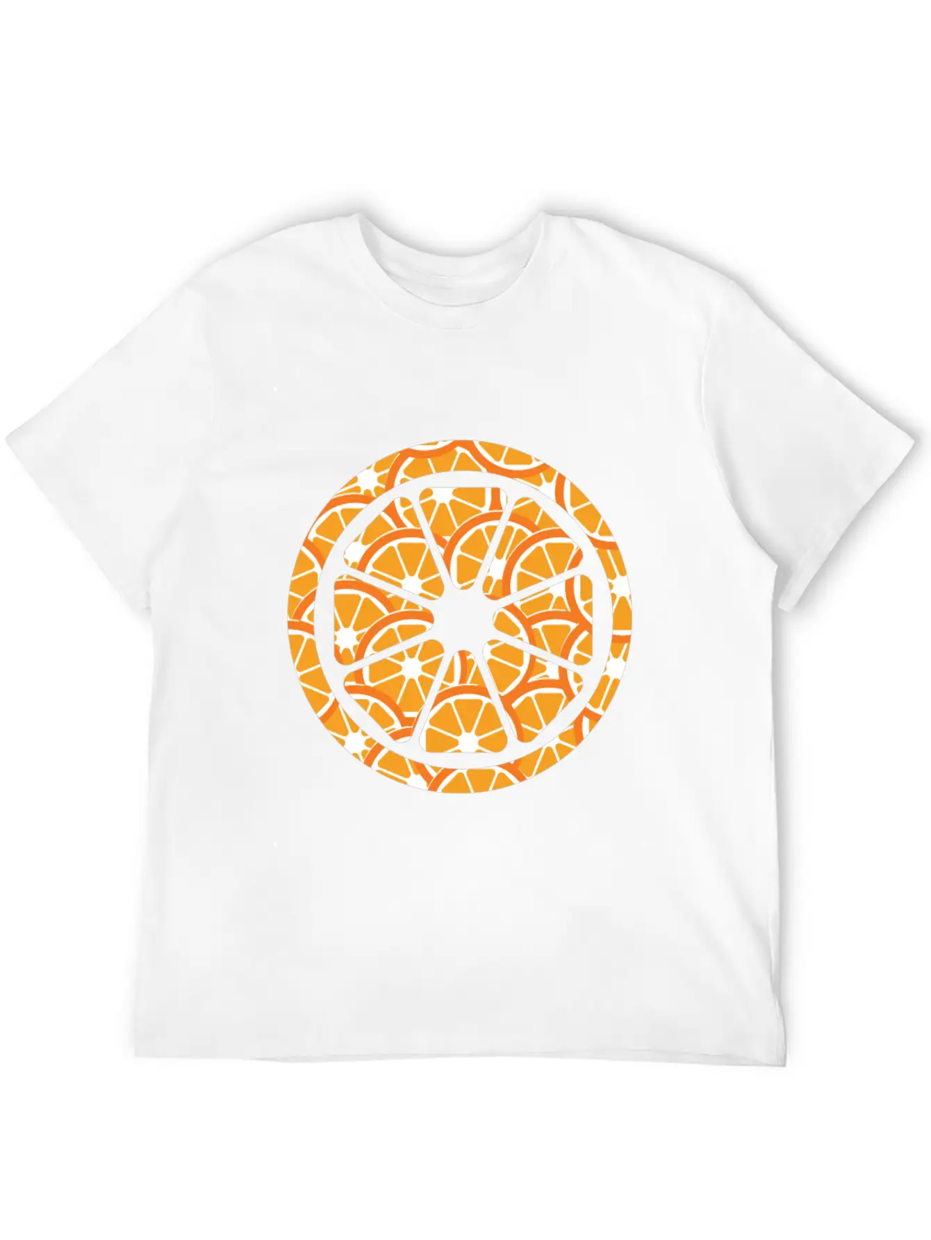 Orange Breathable Soft Cotton T-Shirt – Timeless Casual Look
