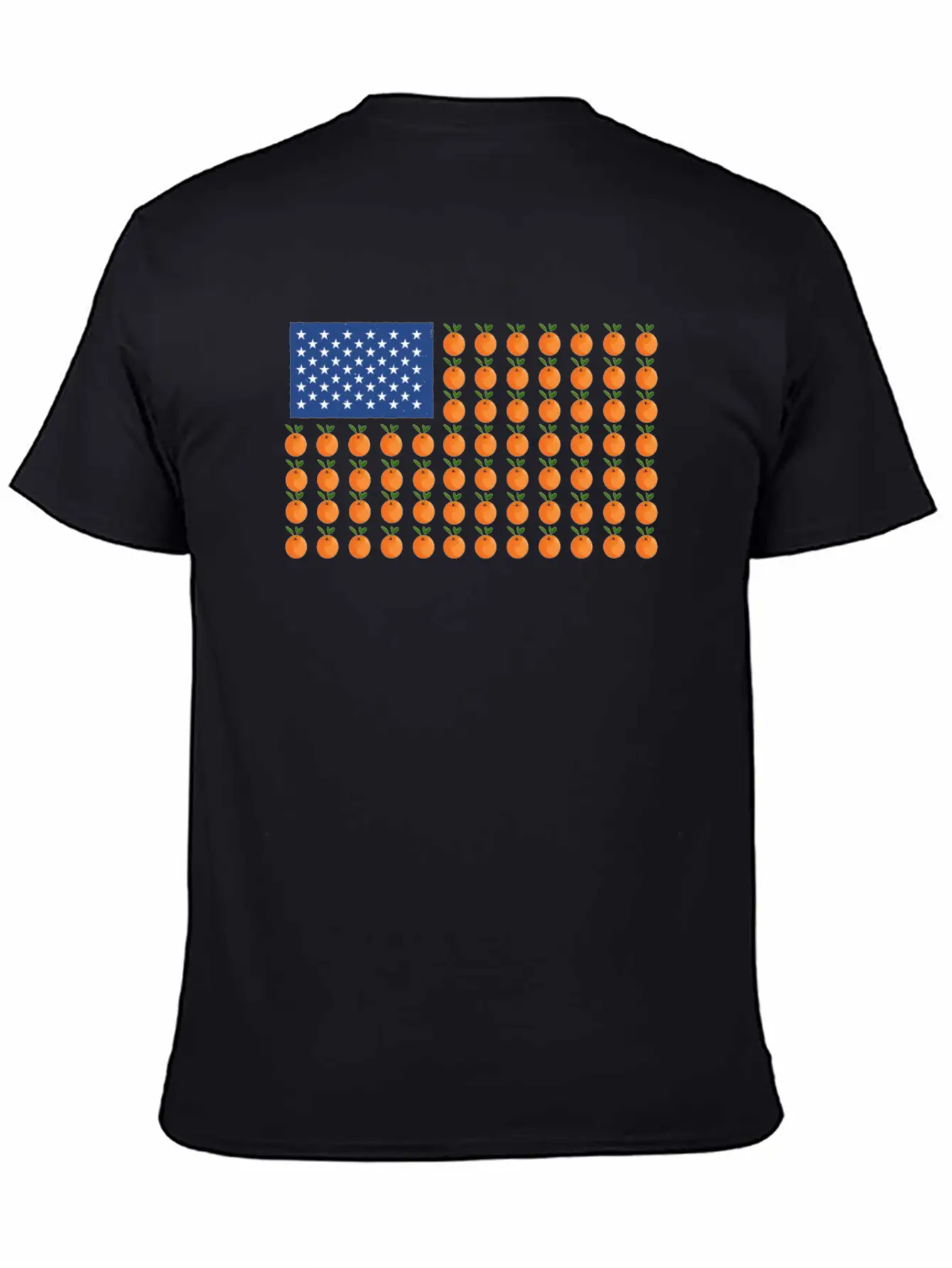 Orange USA Banner Shirt Timeless Short Sleeve Tee – Comfy And Minimalist Design