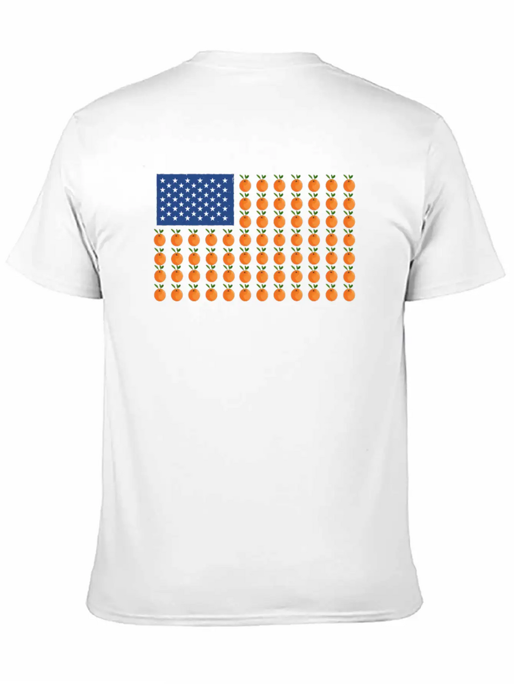 Orange USA Banner Shirt Timeless Short Sleeve Tee – Comfy And Minimalist Design