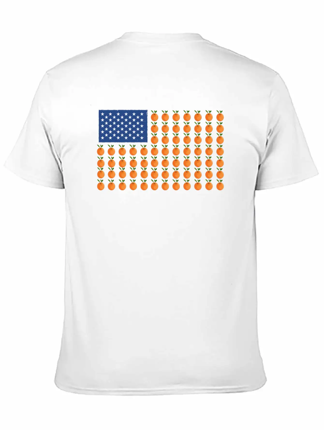 Orange USA Banner Shirt Timeless Short Sleeve Tee – Comfy And Minimalist Design