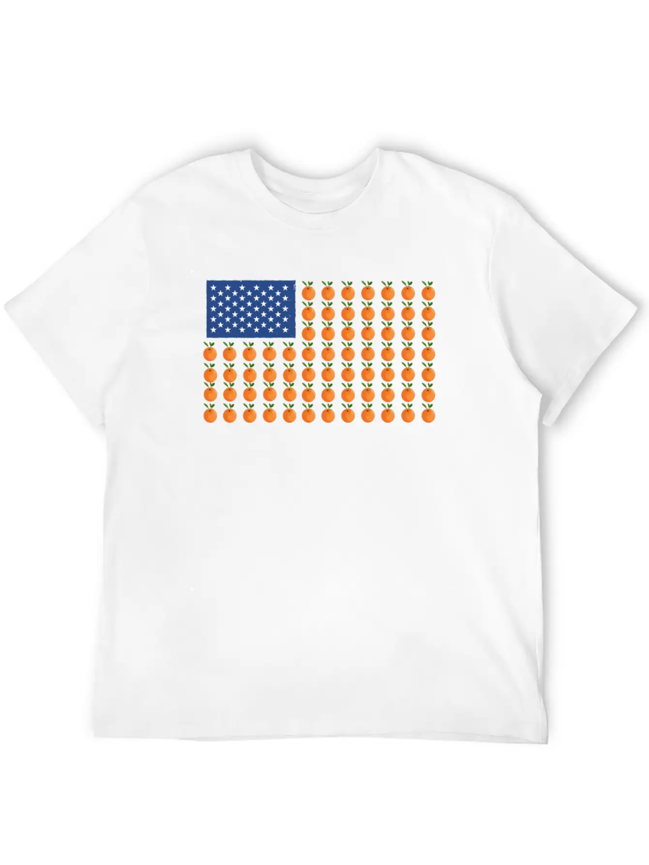 Orange USA Banner Shirt Timeless Short Sleeve Tee – Comfy And Minimalist Design