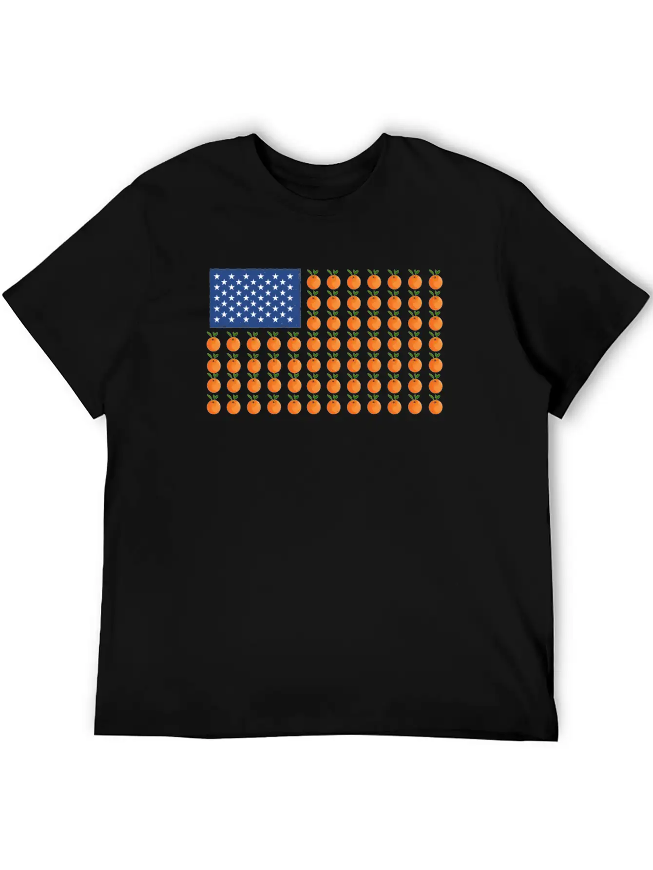 Orange USA Banner Shirt Timeless Short Sleeve Tee – Comfy And Minimalist Design