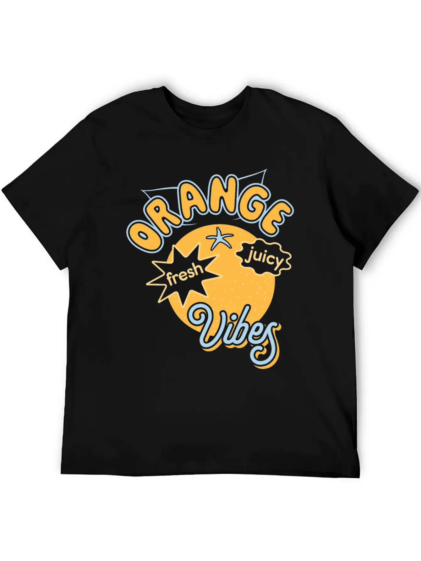 Oranges Orange Vibes Juicy Fruits Summer Sun Breathable Graphic T-Shirt – Perfect For Casual Days