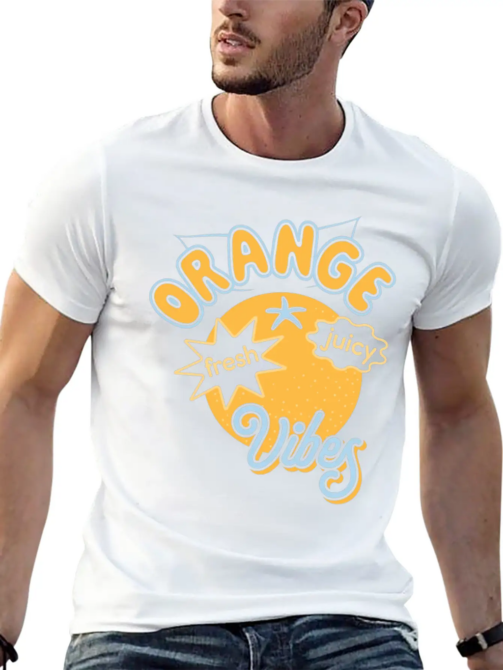 Oranges Orange Vibes Juicy Fruits Summer Sun Breathable Graphic T-Shirt – Perfect For Casual Days