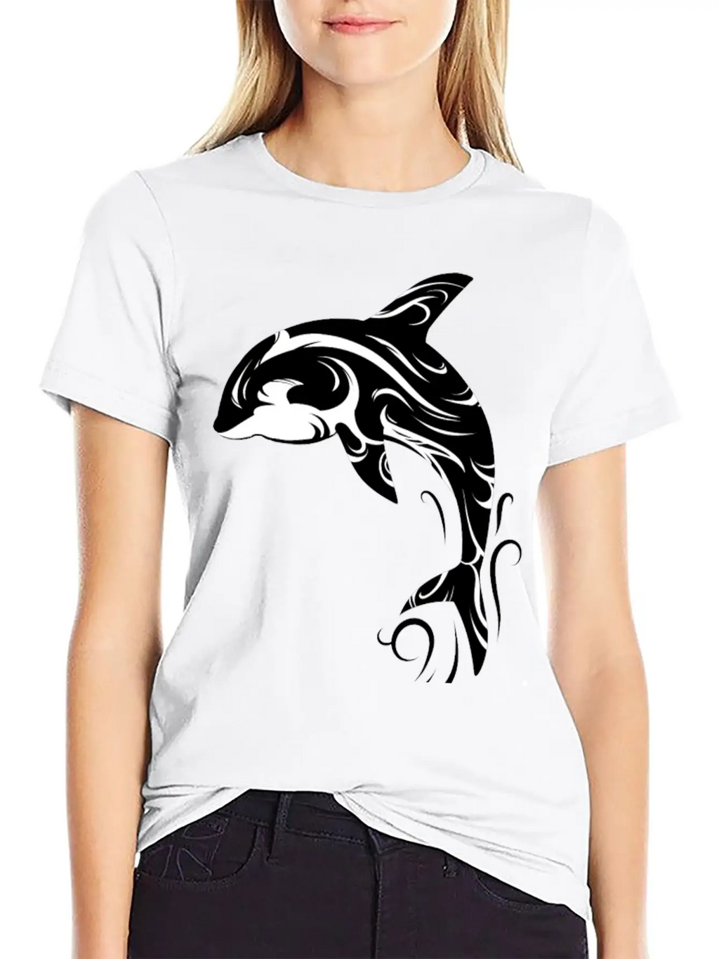 Orca Is My Spirit Animal Tribal Basic Graphic T-Shirt – Daily Comfort In Soft Cotton