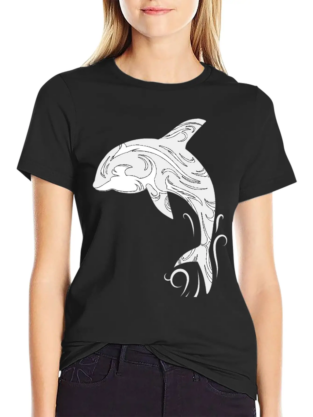 Orca Is My Spirit Animal Tribal Basic Graphic T-Shirt – Daily Comfort In Soft Cotton