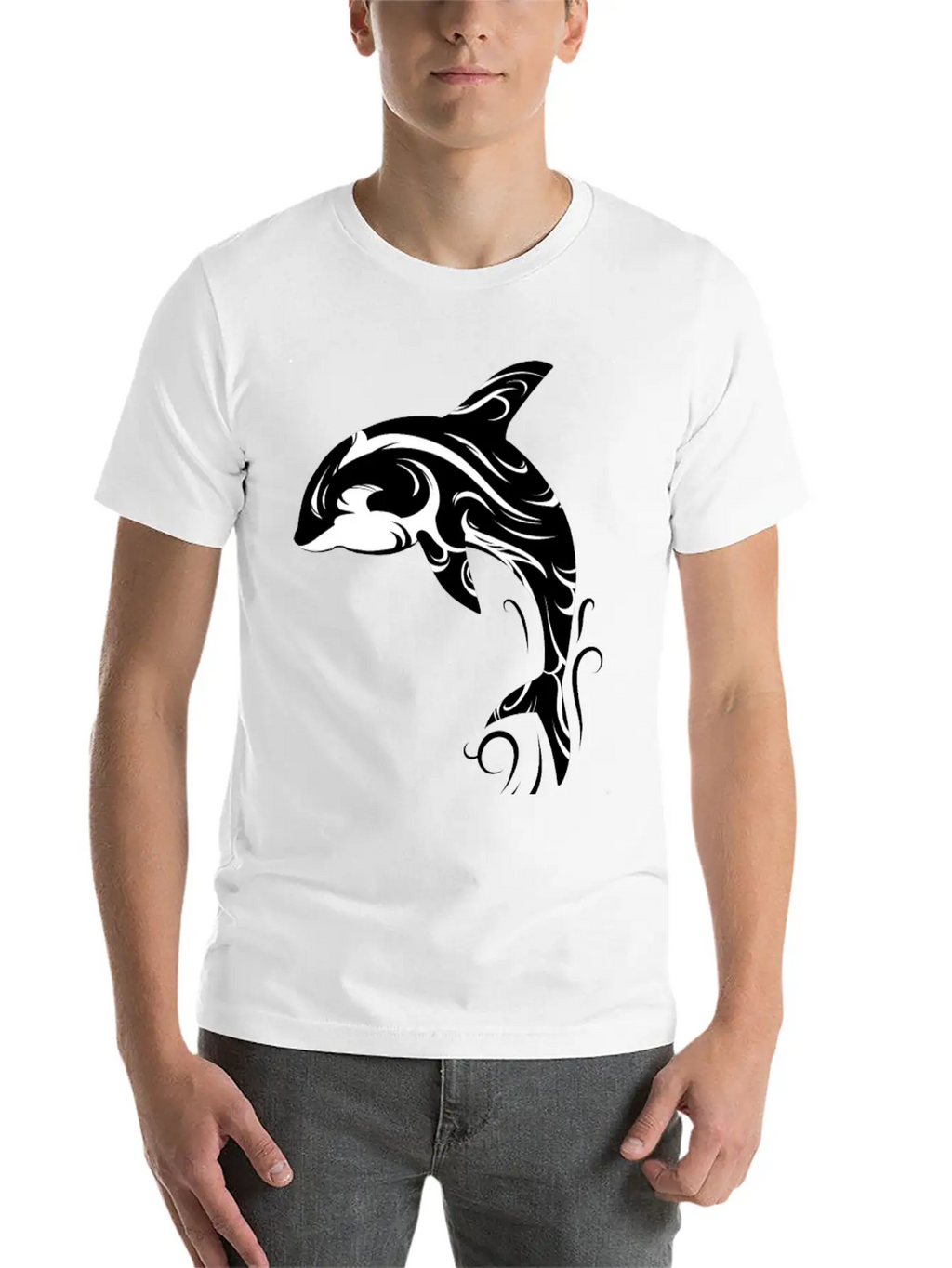 Orca Is My Spirit Animal Tribal Basic Graphic T-Shirt – Daily Comfort In Soft Cotton