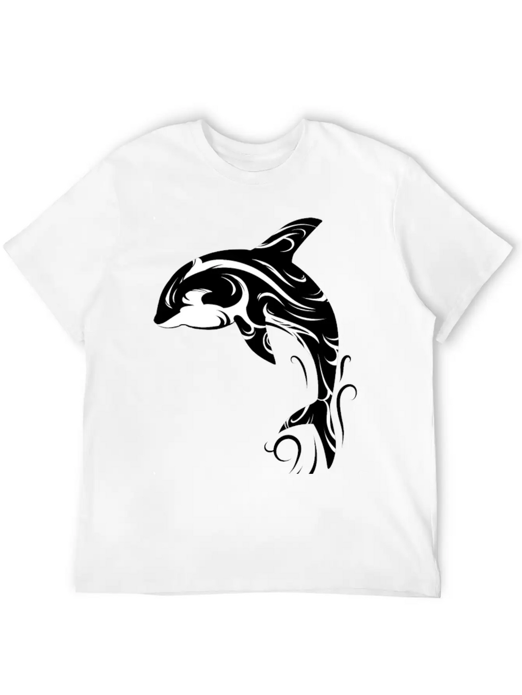 Orca Is My Spirit Animal Tribal Basic Graphic T-Shirt – Daily Comfort In Soft Cotton