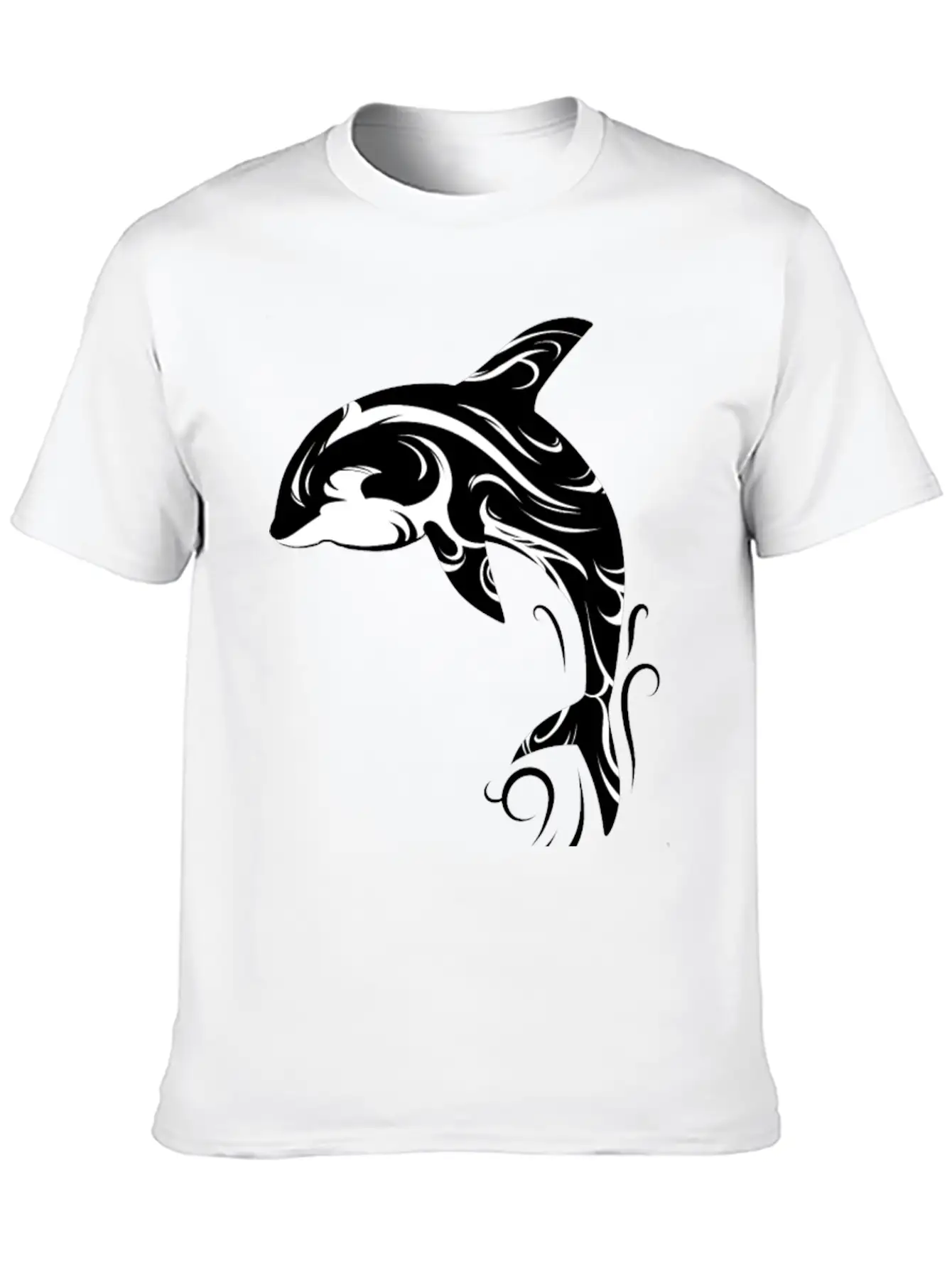 Orca Is My Spirit Animal Tribal Basic Graphic T-Shirt – Daily Comfort In Soft Cotton