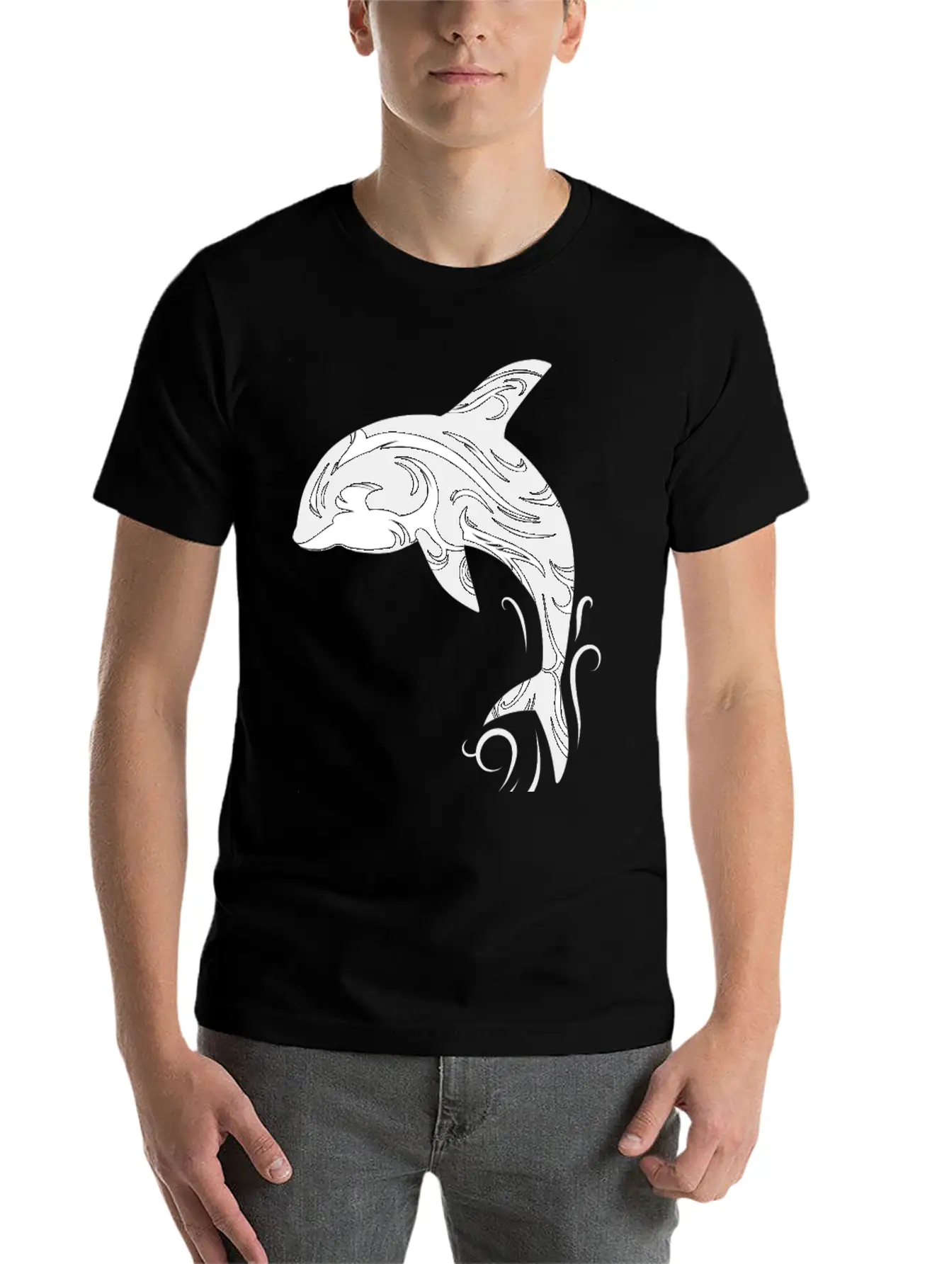 Orca Is My Spirit Animal Tribal Basic Graphic T-Shirt – Daily Comfort In Soft Cotton