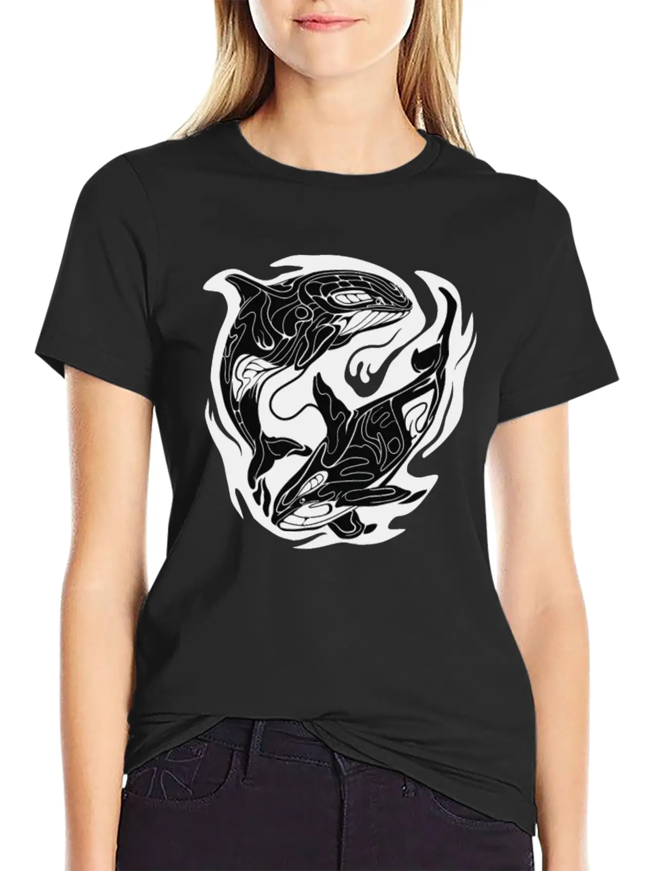 Orca Storm Classic Cotton Tee – Unisex Comfort For Any Season