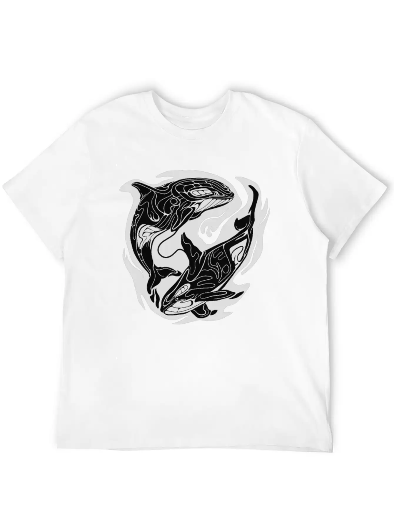 Orca Storm Classic Cotton Tee – Unisex Comfort For Any Season