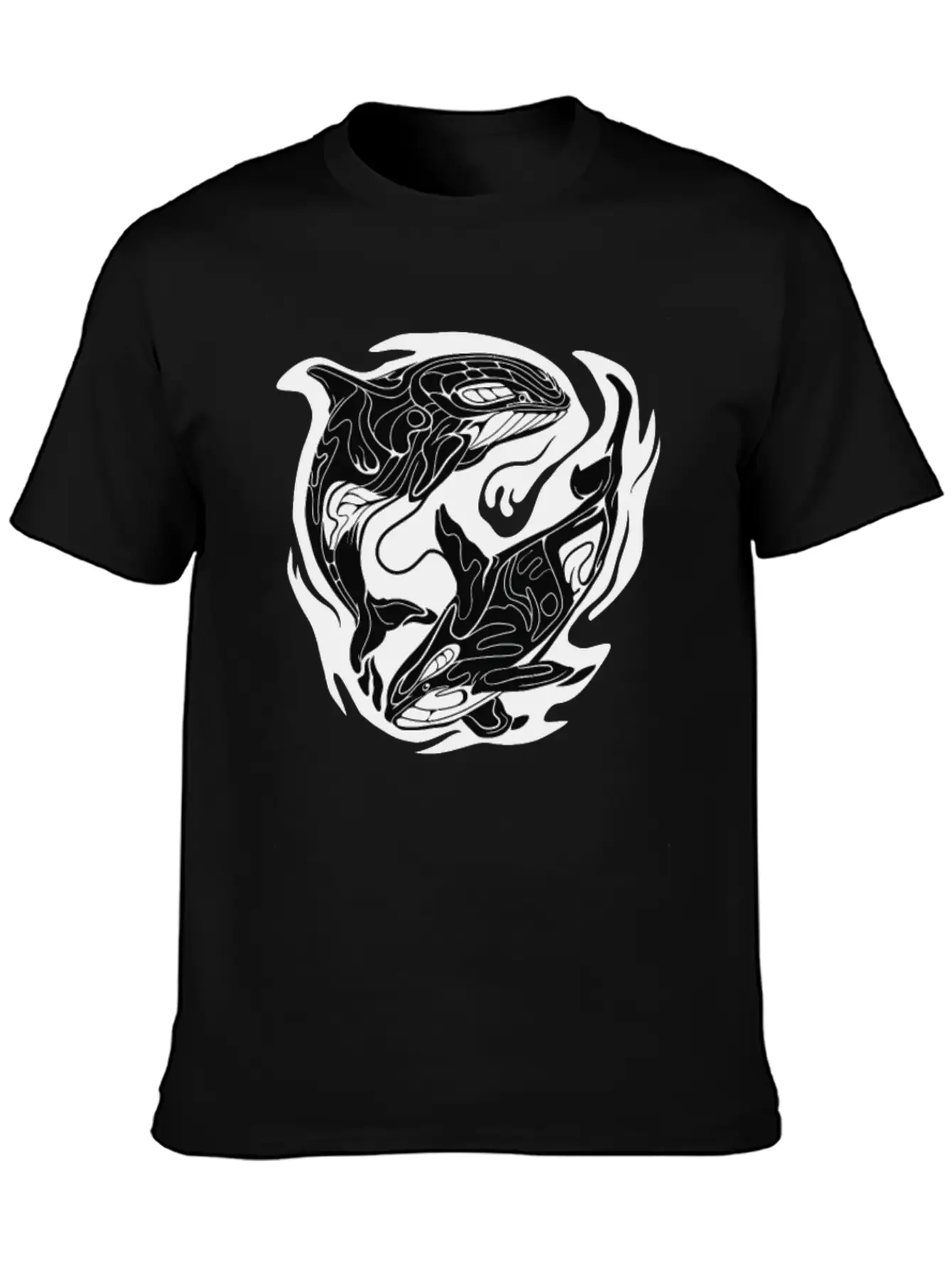 Orca Storm Classic Cotton Tee – Unisex Comfort For Any Season