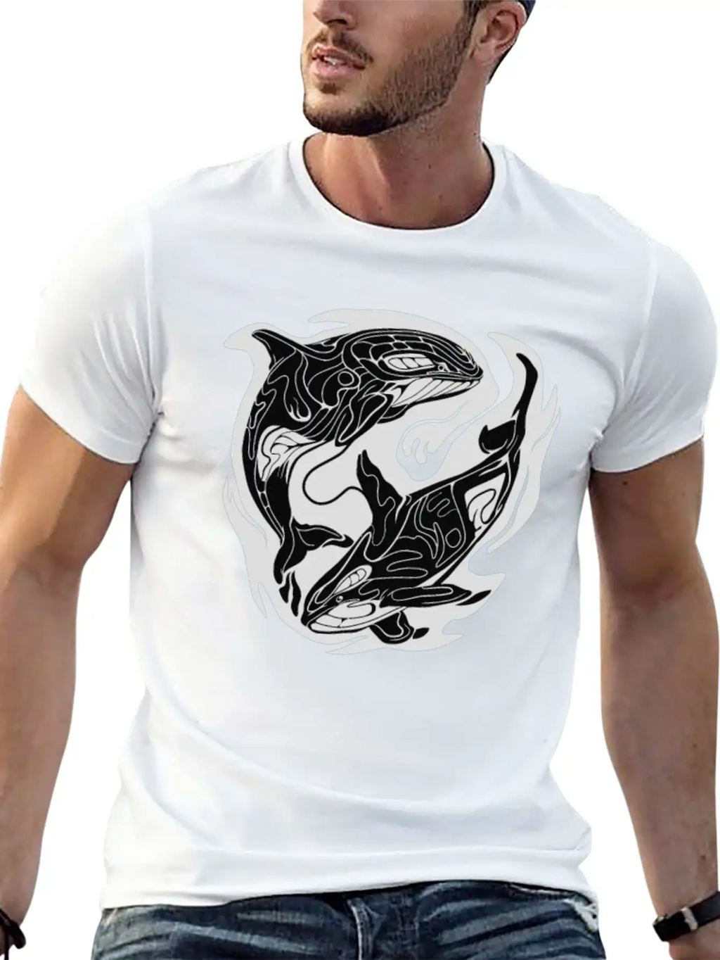 Orca Storm Classic Cotton Tee – Unisex Comfort For Any Season