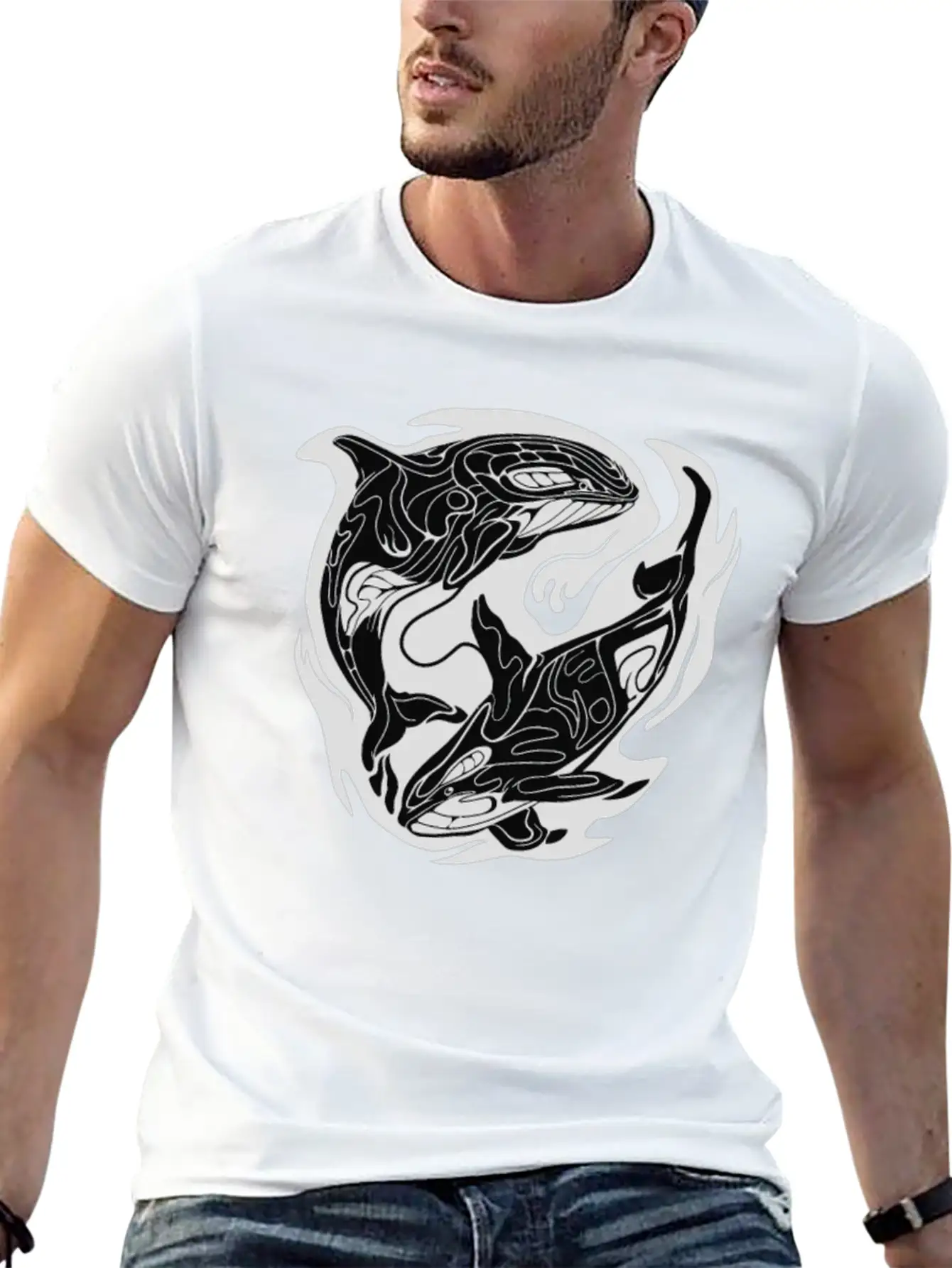 Orca Storm Classic Cotton Tee – Unisex Comfort For Any Season