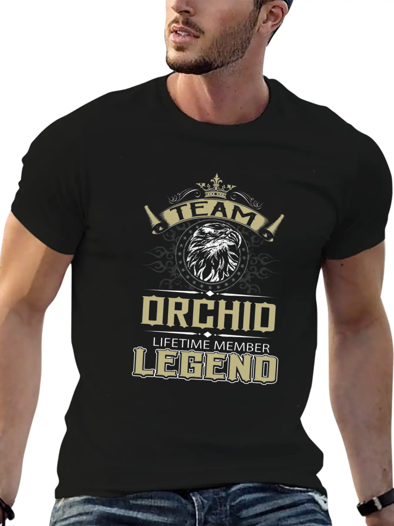 Orchid Name T Shirt - Orchid Eagle Lifetime Member Relaxed Everyday Tee – Lightweight And Durable Cotton