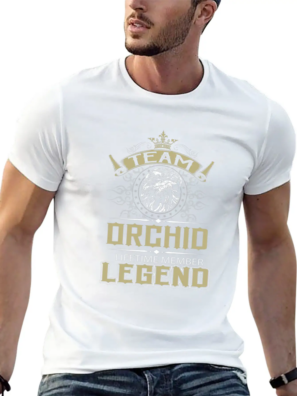 Orchid Name T Shirt - Orchid Eagle Lifetime Member Relaxed Everyday Tee – Lightweight And Durable Cotton