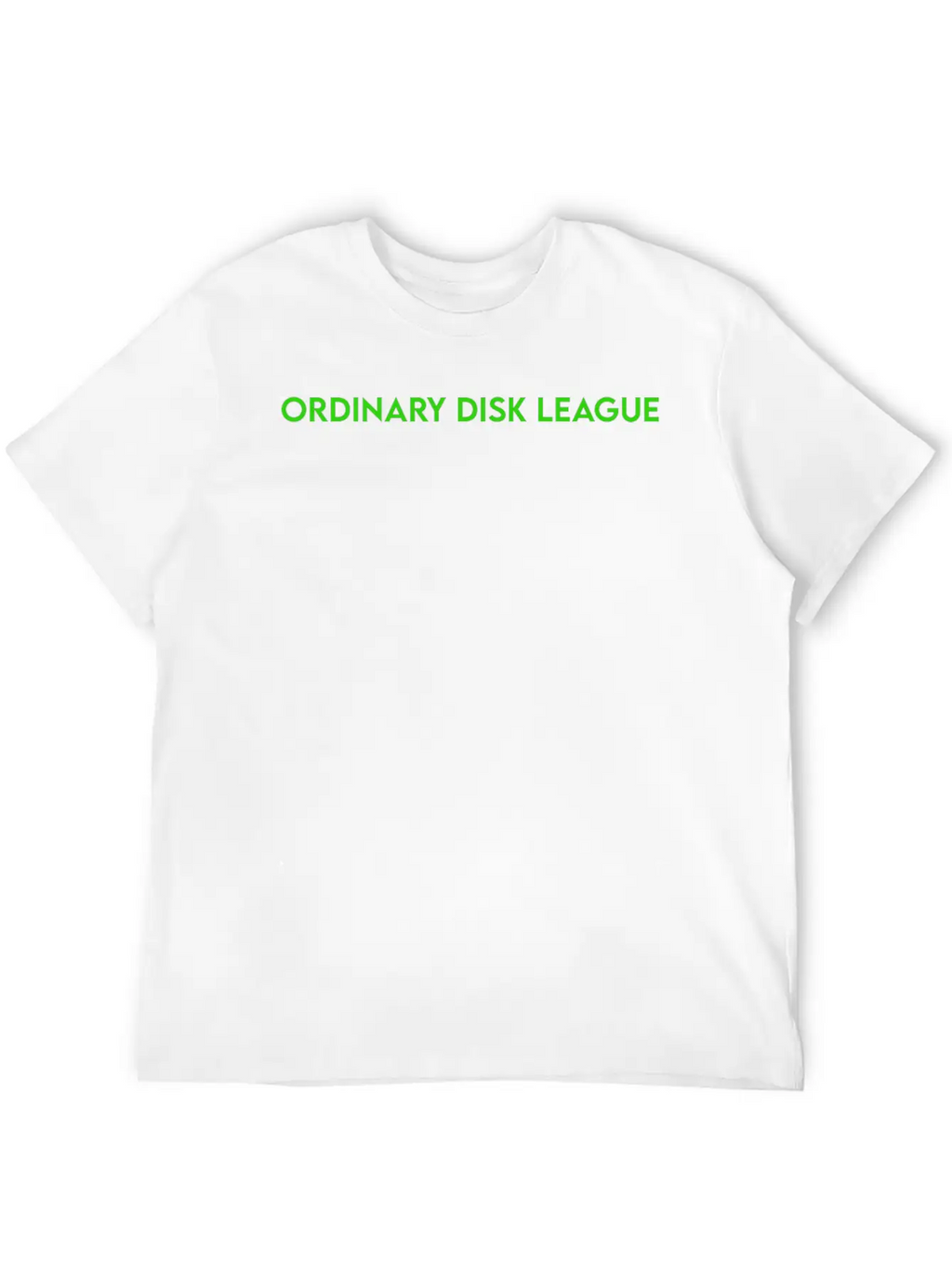 ORDINARY DISK LEAGUE Breathable Soft Cotton T-Shirt – Timeless Casual Look