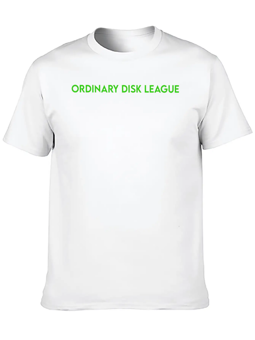 ORDINARY DISK LEAGUE Breathable Soft Cotton T-Shirt – Timeless Casual Look