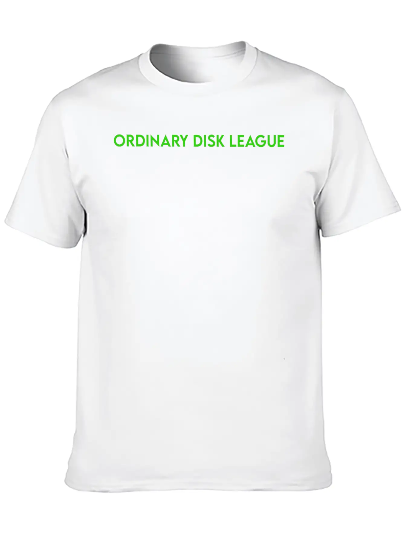 ORDINARY DISK LEAGUE Breathable Soft Cotton T-Shirt – Timeless Casual Look