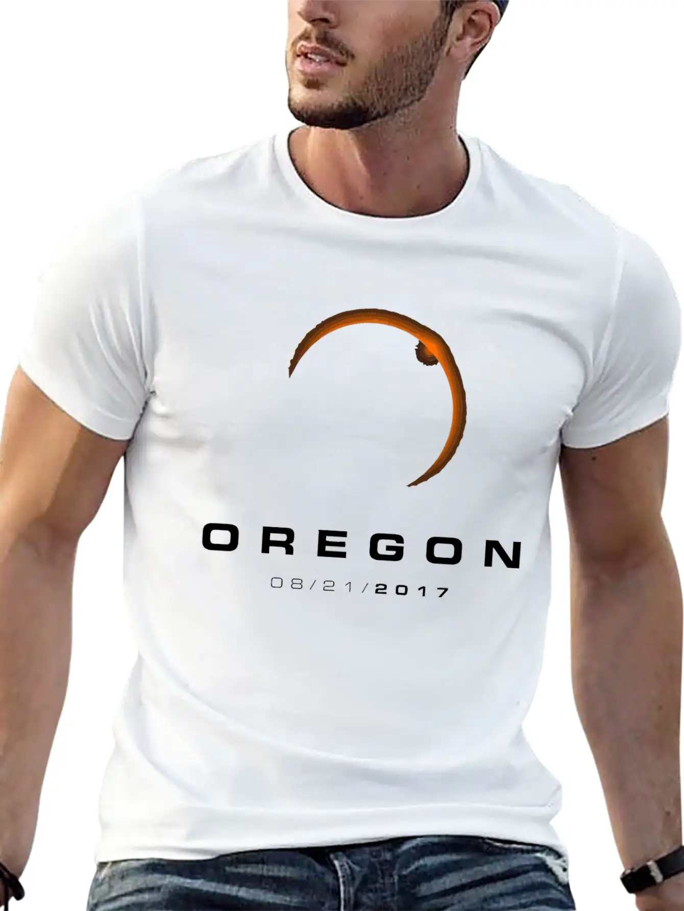 Oregon Eclipse Unisex Casual T-Shirt – Clean Design For Daily Comfort