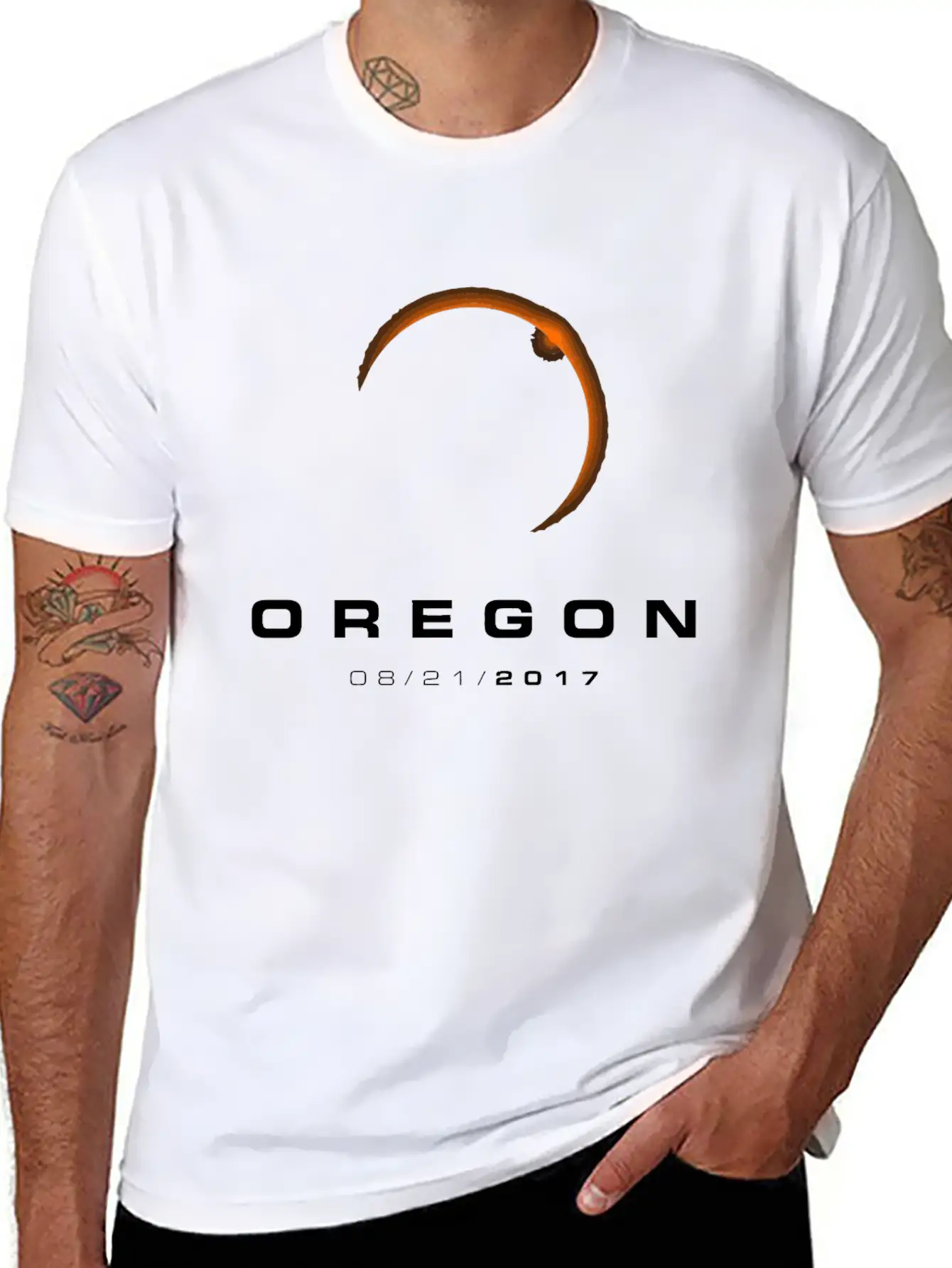 Oregon Eclipse Unisex Casual T-Shirt – Clean Design For Daily Comfort