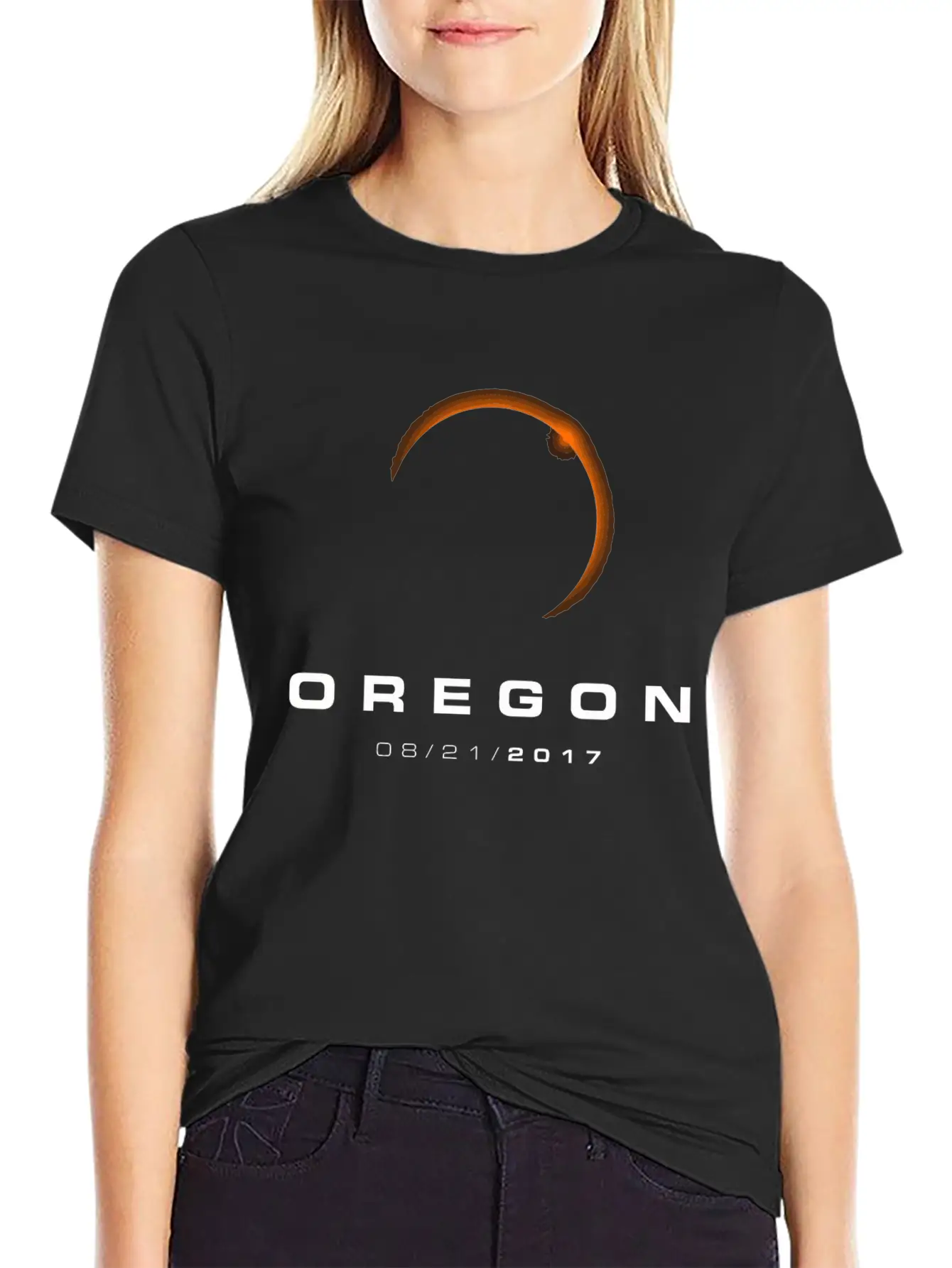 Oregon Eclipse Unisex Casual T-Shirt – Clean Design For Daily Comfort